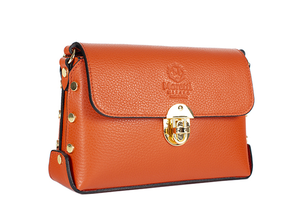 Cori by Moretti Milano 14344 leather luxery leather Orange bag s.jpg